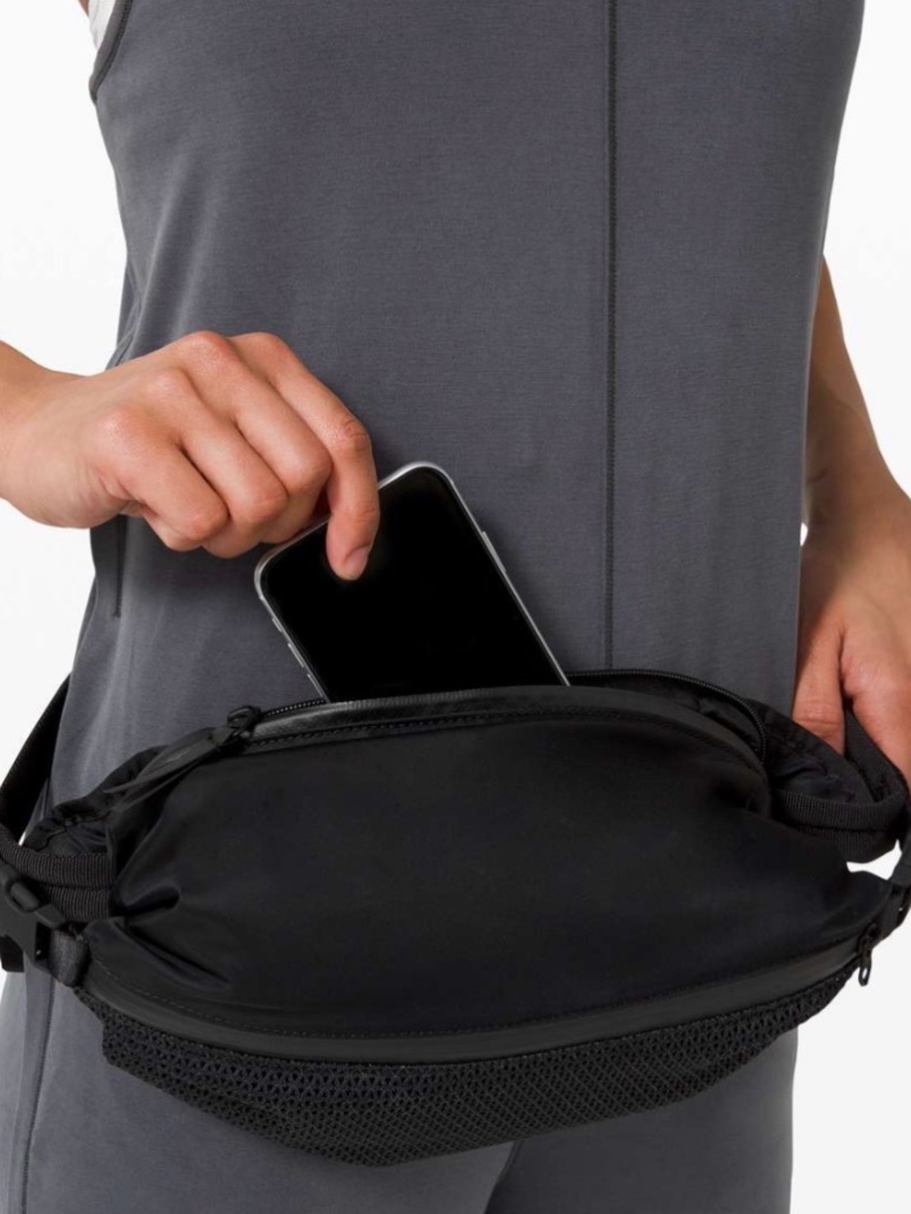 NWT Lululemon All Hours Black Belt Bag